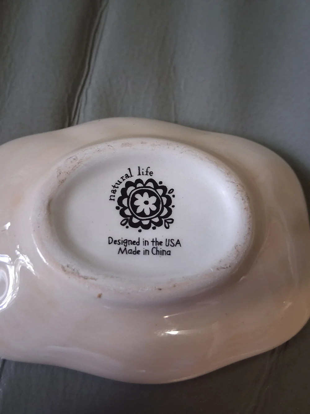 Natural Life Small Artisan Trinket Dish